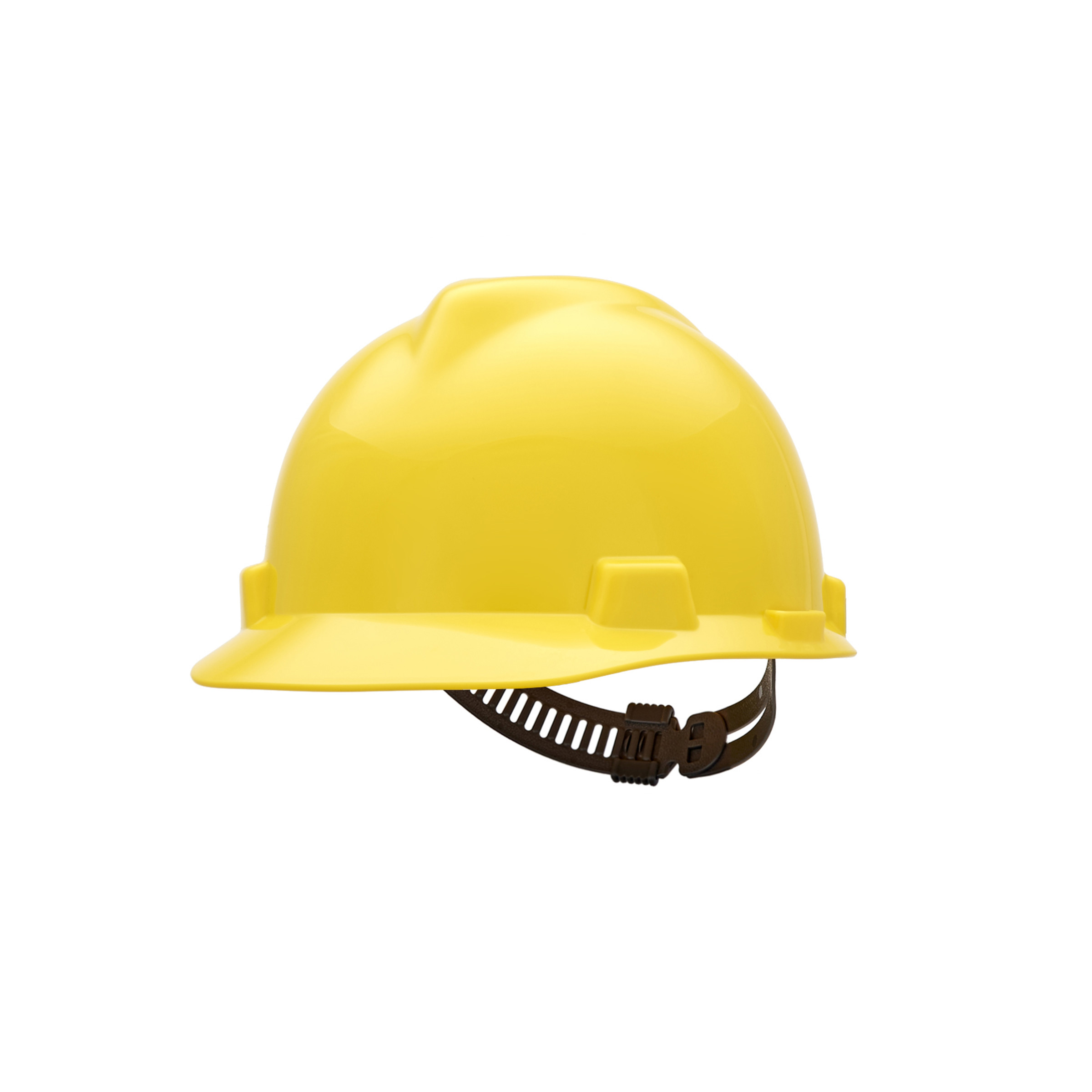 V-Gard Slotted Cap, Yellow, w/Staz-On Suspension